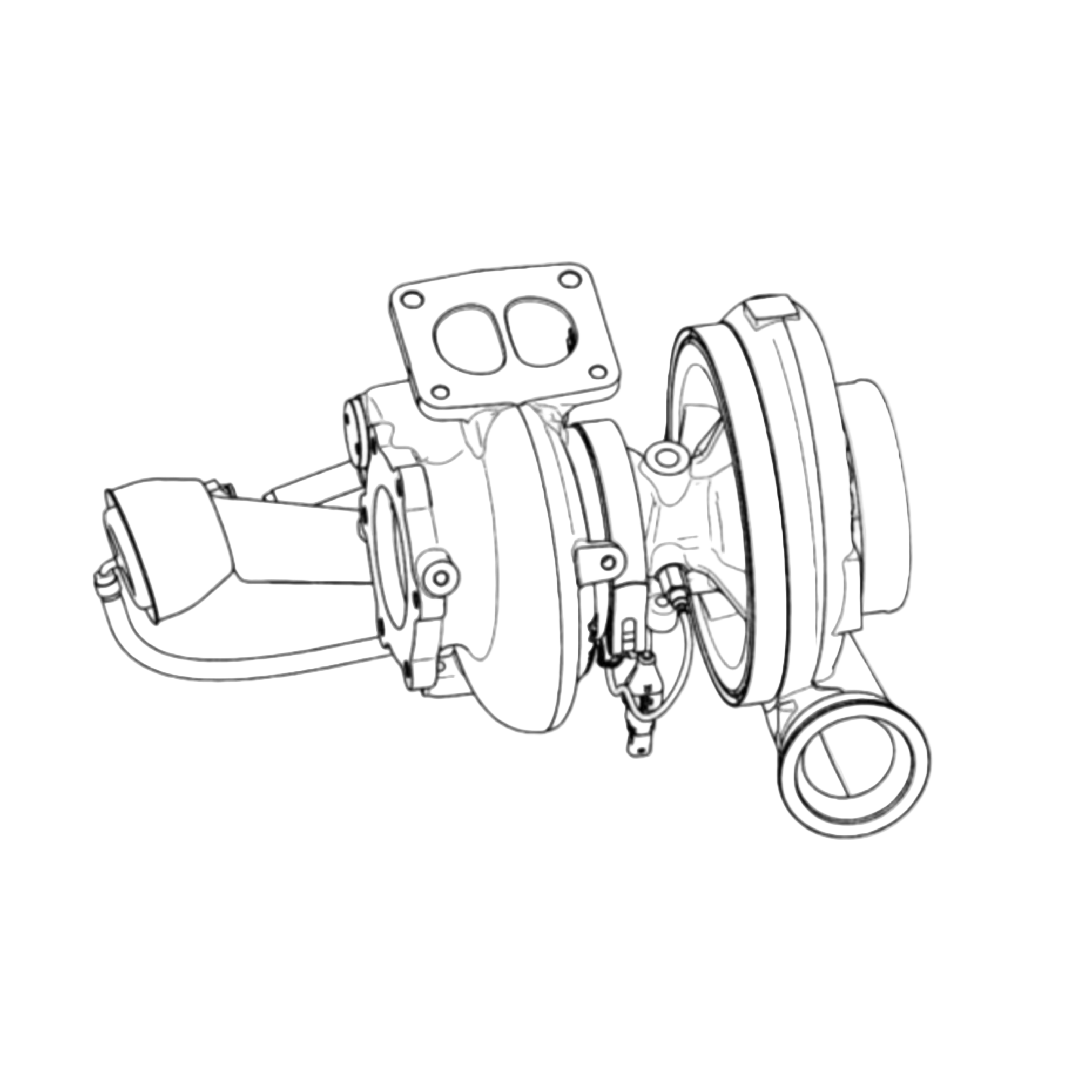 DDE EA4720901480 | TURBOCHARGER, DD15, GHG14, 14L WG, AT