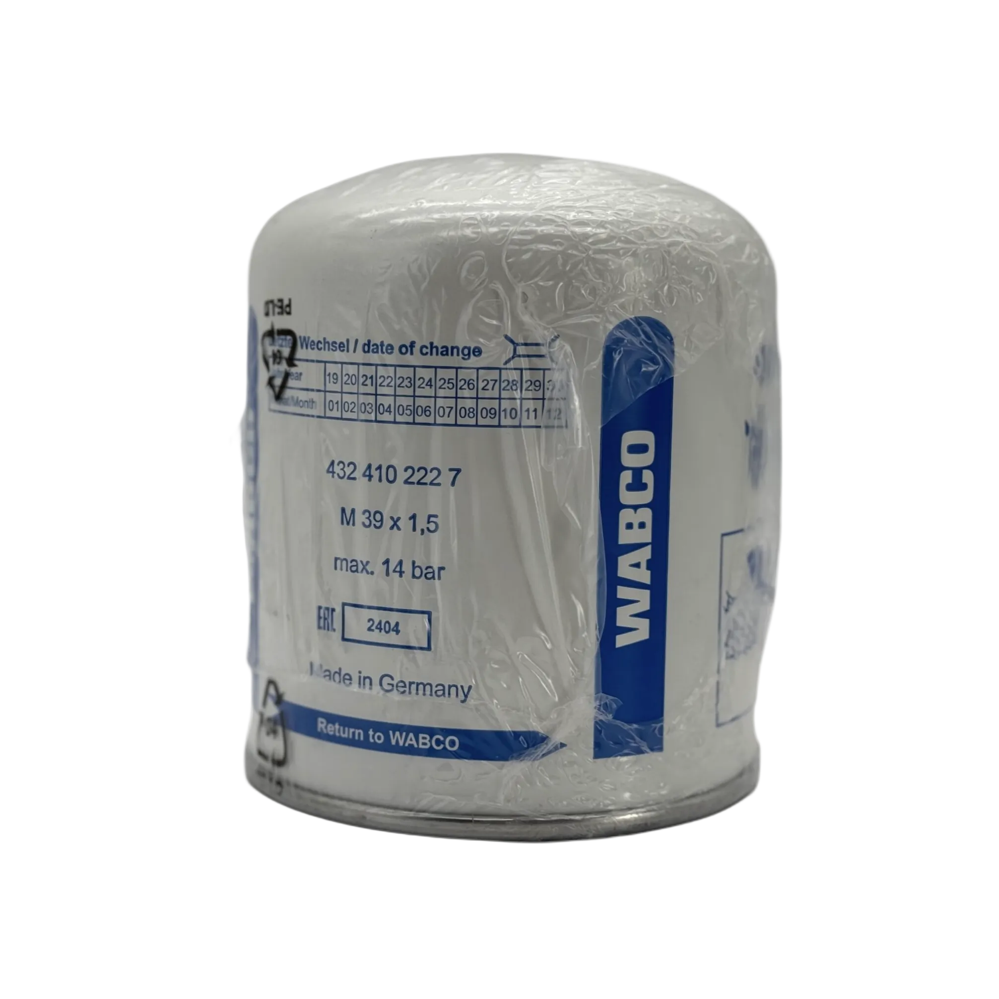 Air Dryer Cartridge Screw On Type Wabco 4324102227